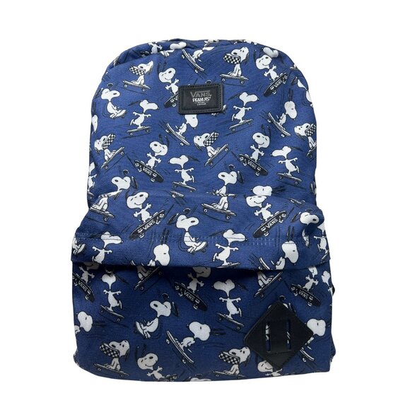 Vans Old Skool II Peanuts Backpack – Blue Polyester - Picture 1 of 6